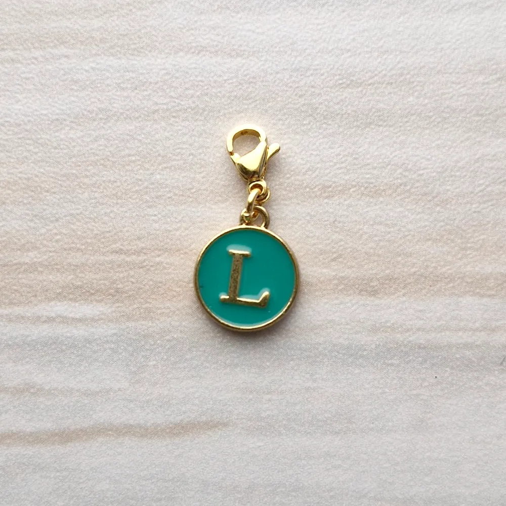 Mint Letter Charm