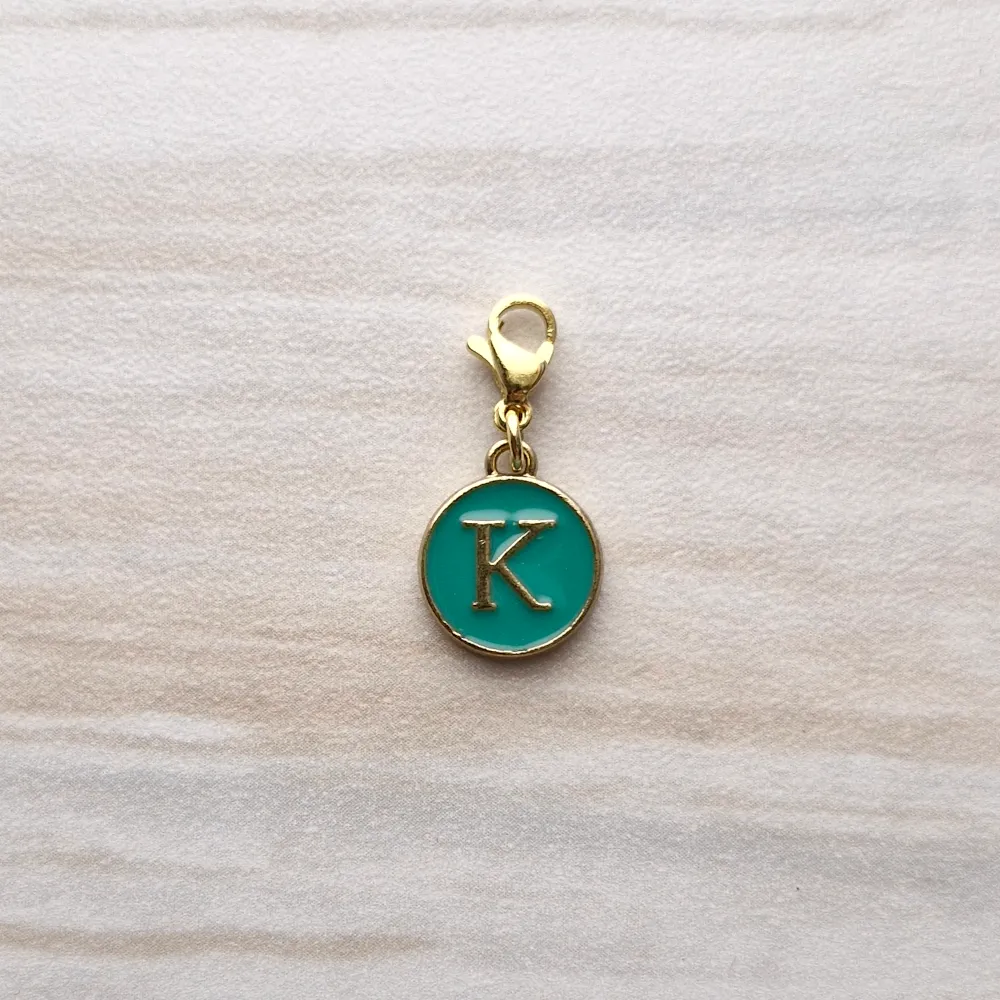 Mint Letter Charm