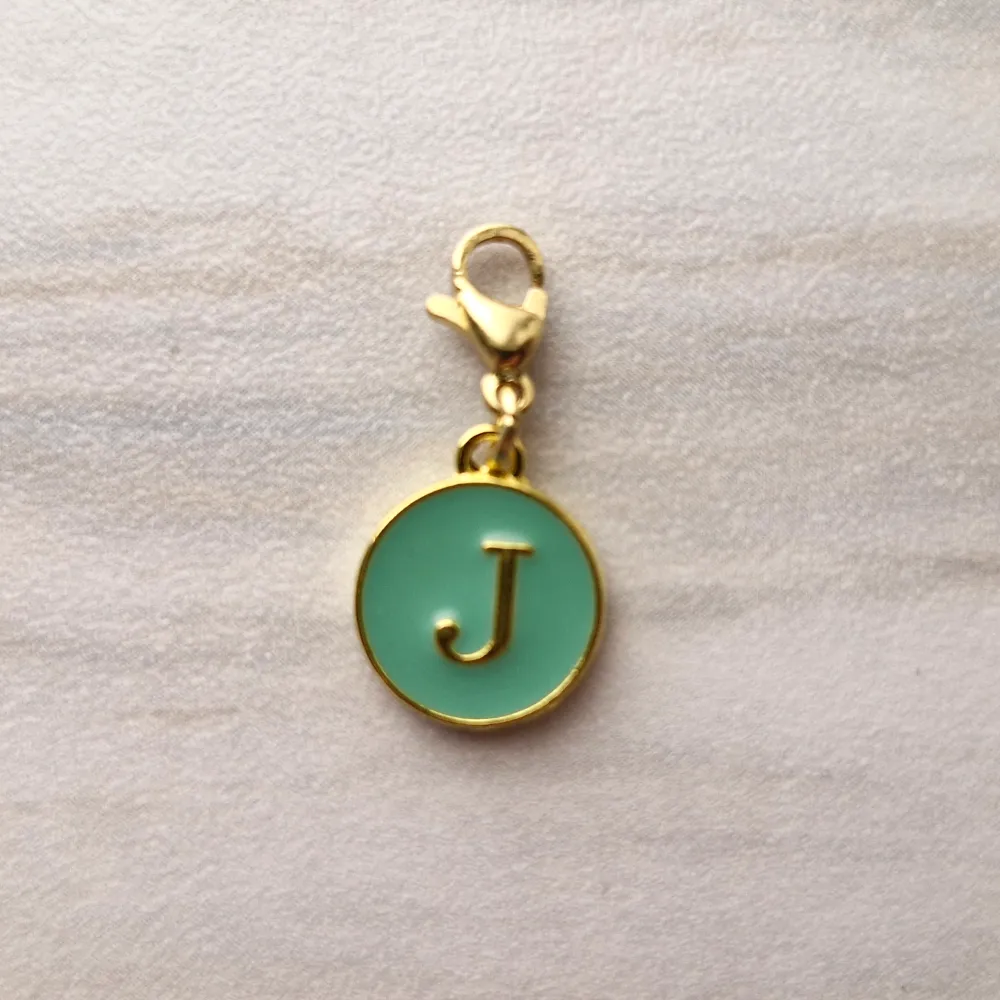 Mint Letter Charm
