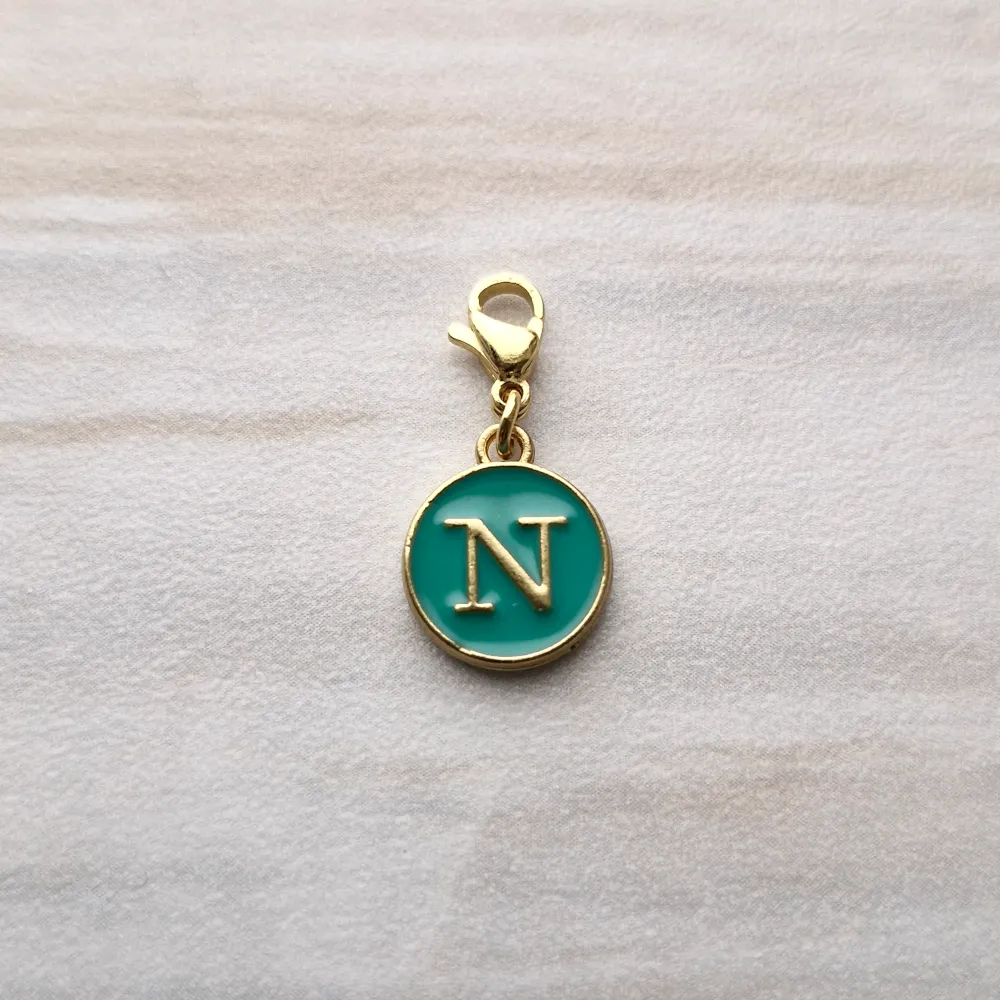 Mint Letter Charm