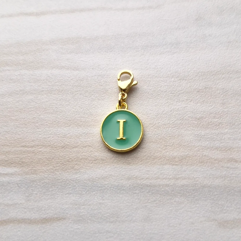 Mint Letter Charm
