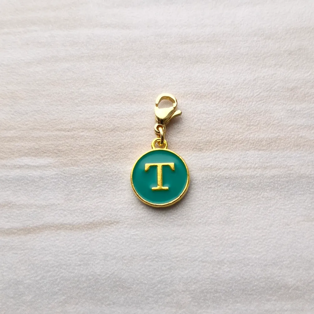 Mint Letter Charm
