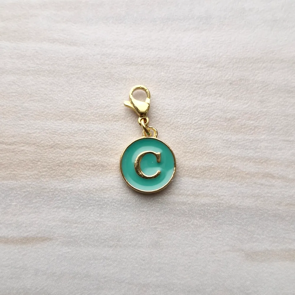Mint Letter Charm