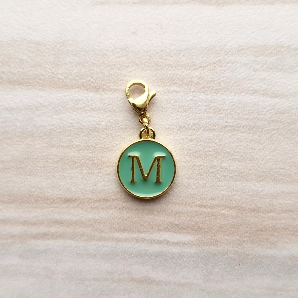 Mint Letter Charm