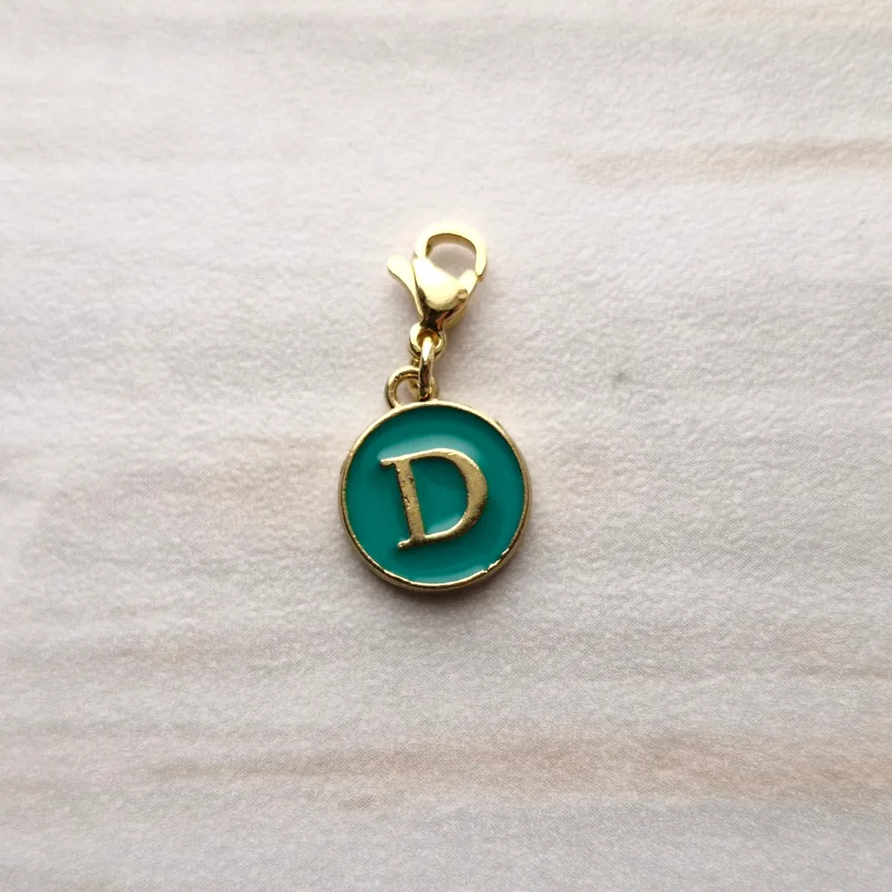 Mint Letter Charm