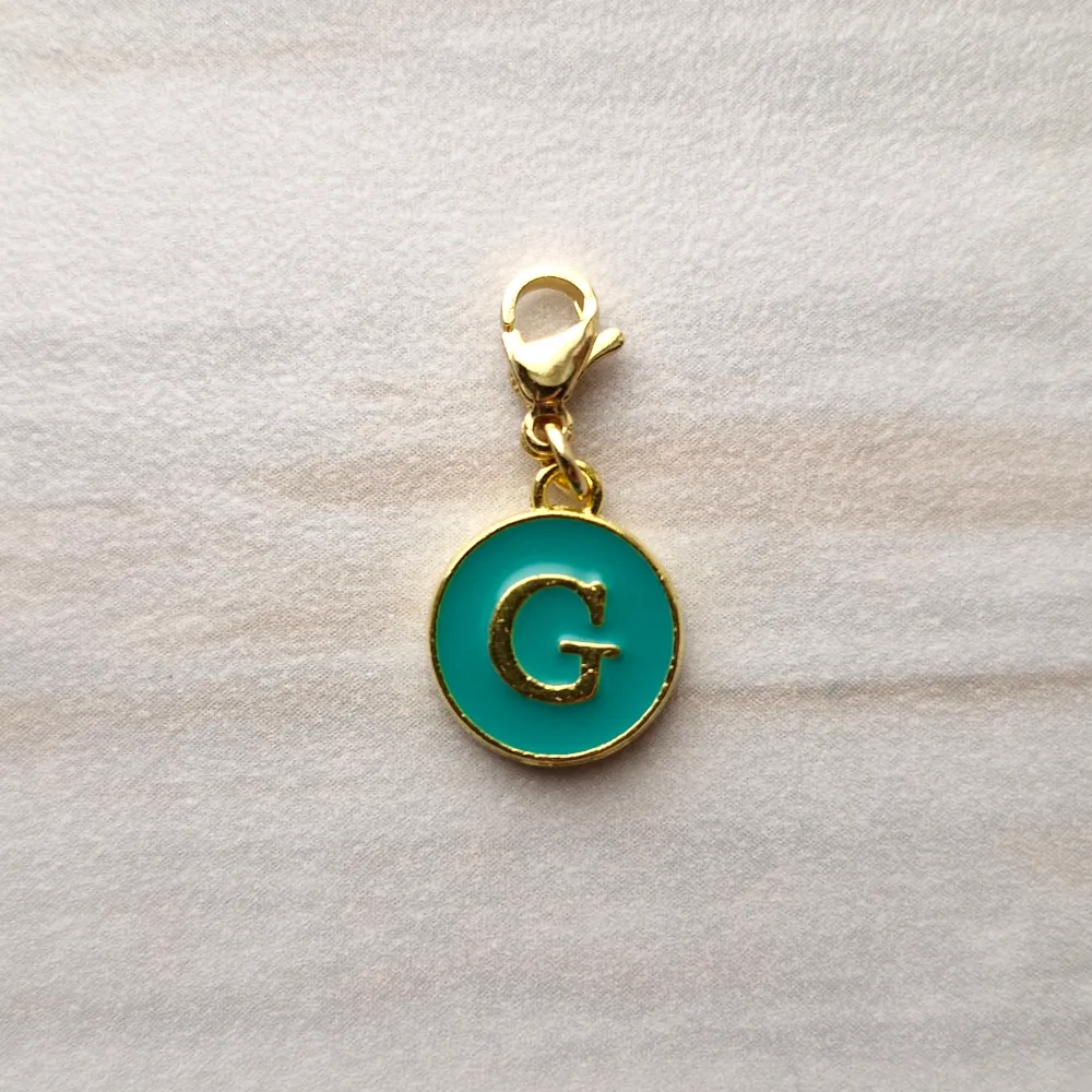 Mint Letter Charm
