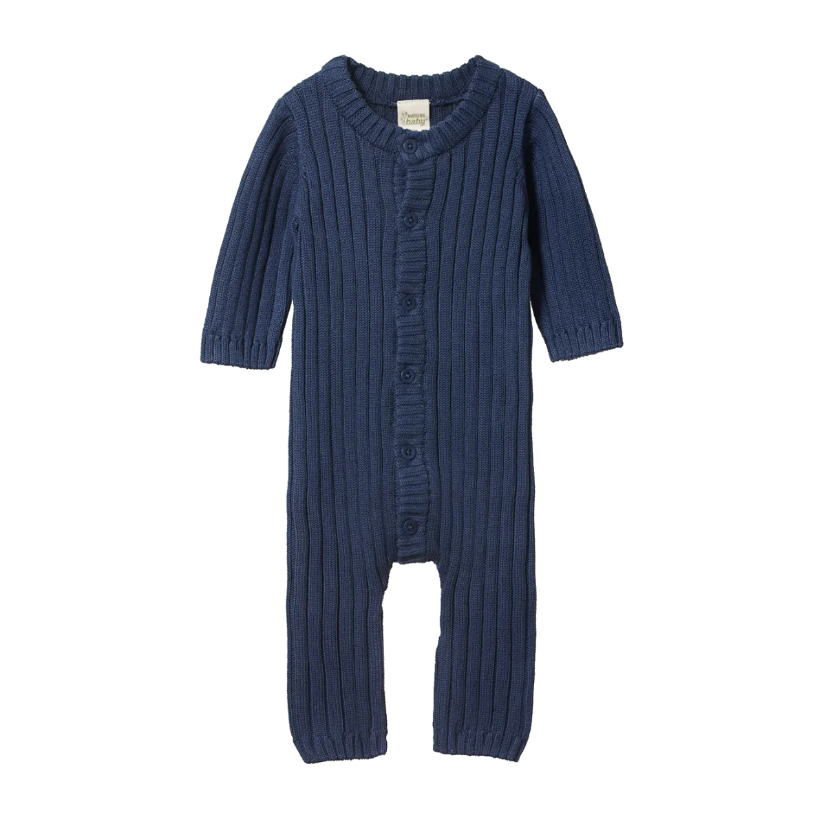 NATURE BABY LOU SUIT COTTON KNIT VINTAGE INDIGO