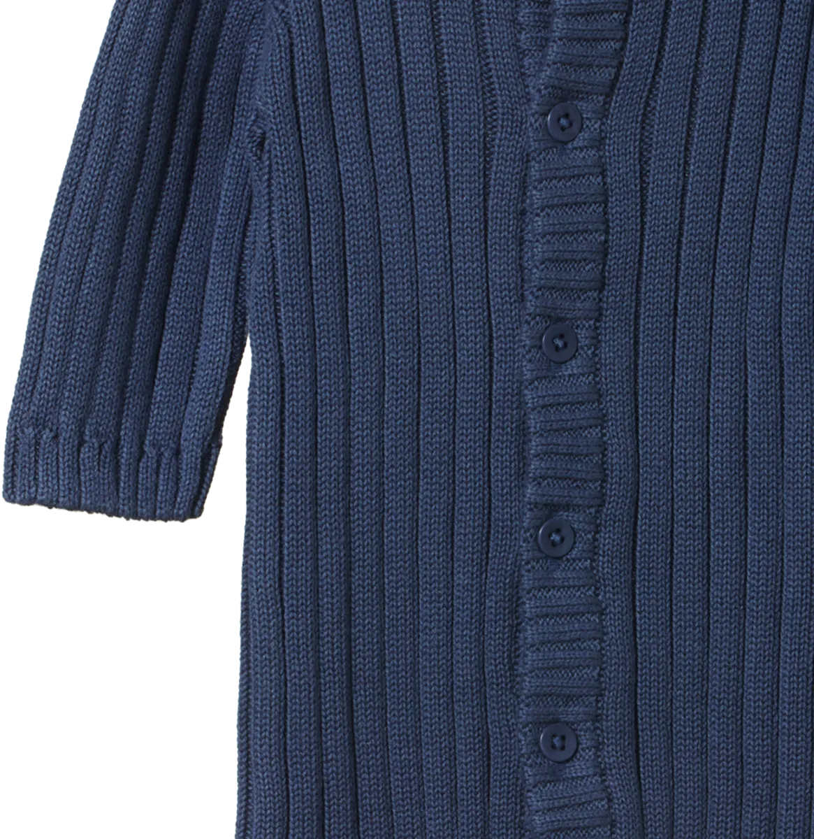 NATURE BABY LOU SUIT COTTON KNIT VINTAGE INDIGO