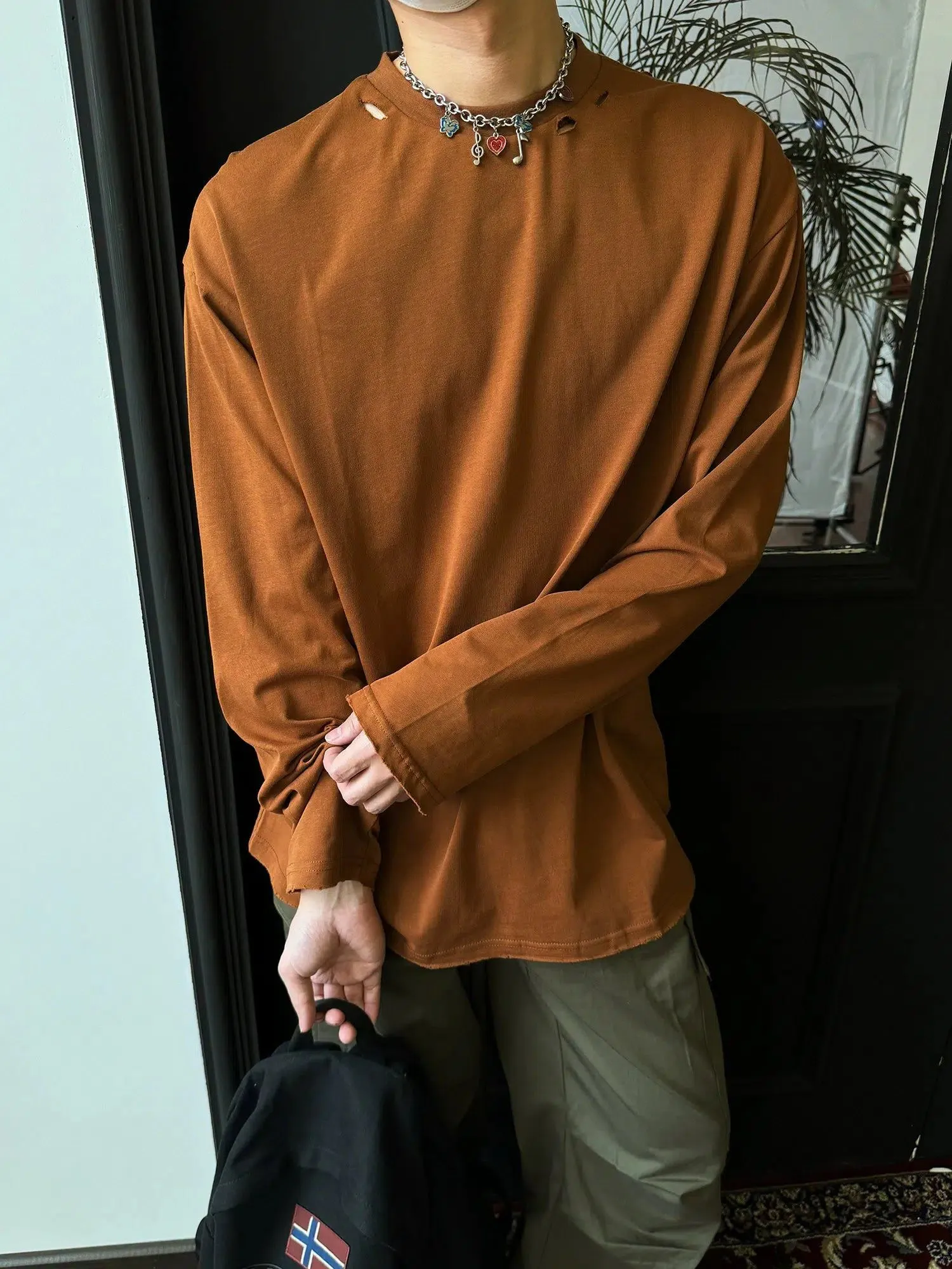 Nine Casual Comfty Long Sleeve T-Shirt