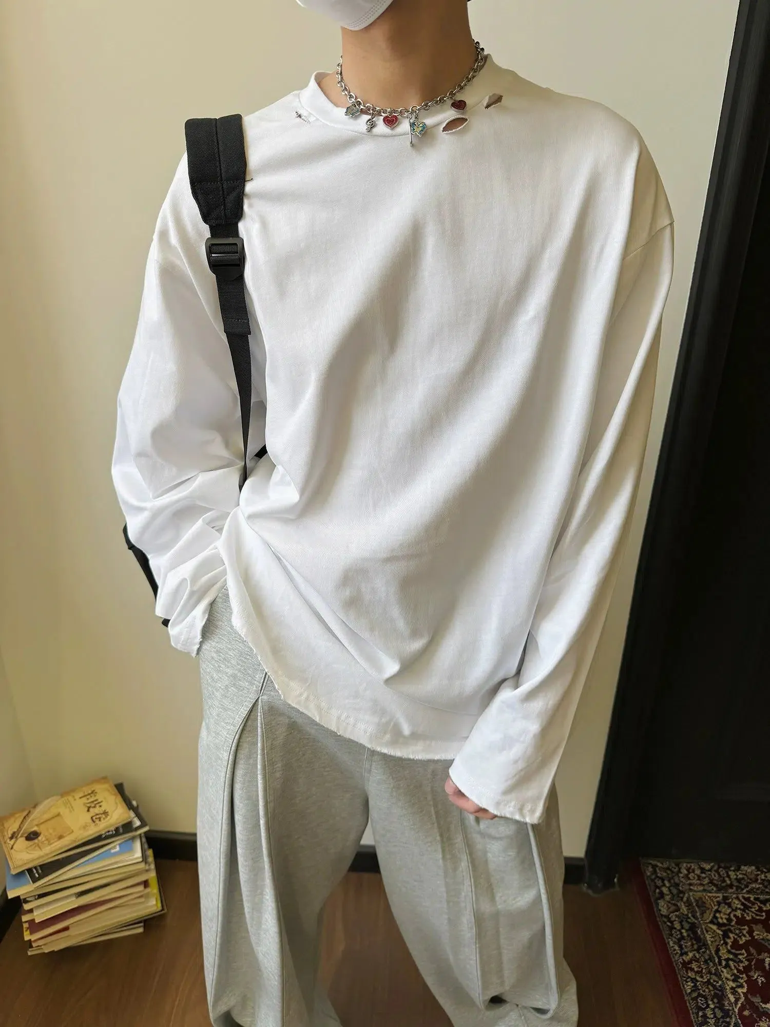 Nine Casual Comfty Long Sleeve T-Shirt