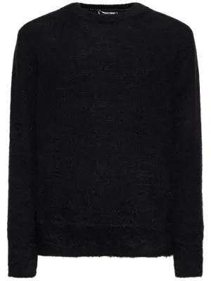 Off-White   Arrow mohair blend knit sweater 