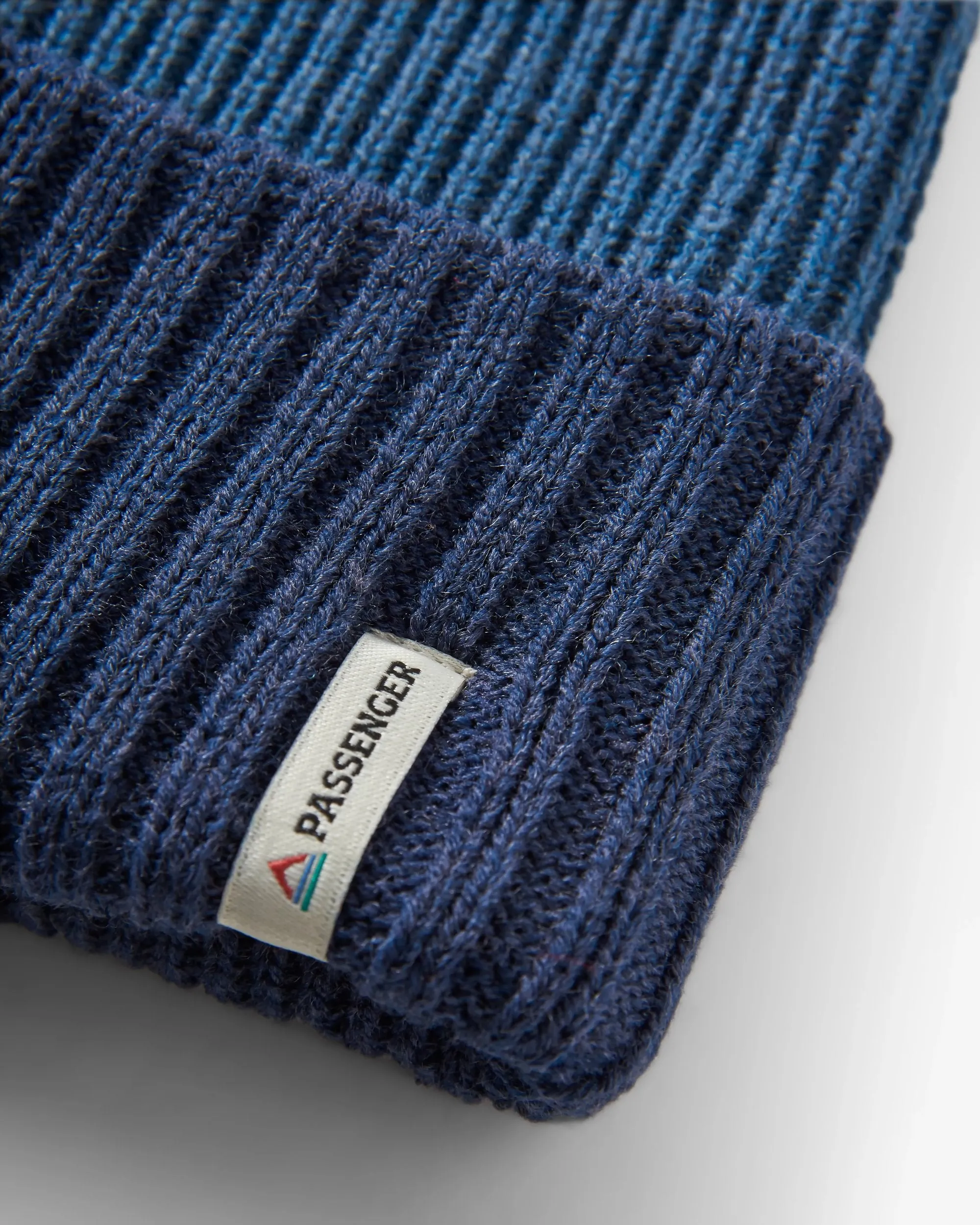 Outlook Recycled Beanie - Rich Navy/Dark Denim