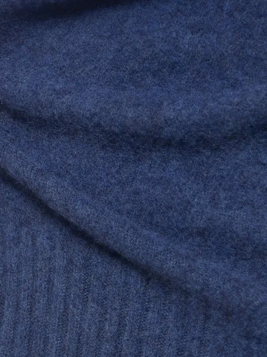 Piacenza Cashmere   Wool knit crewneck sweater 