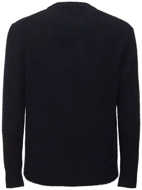 Piacenza Cashmere   Wool knit crewneck sweater 