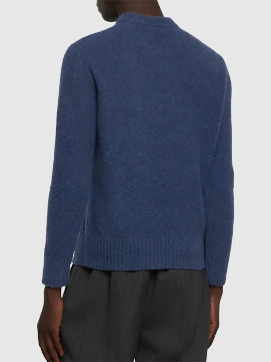 Piacenza Cashmere   Wool knit crewneck sweater 