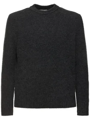 Piacenza Cashmere   Wool knit crewneck sweater 