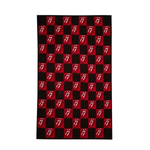 Red Checker Flag Knit Blanket