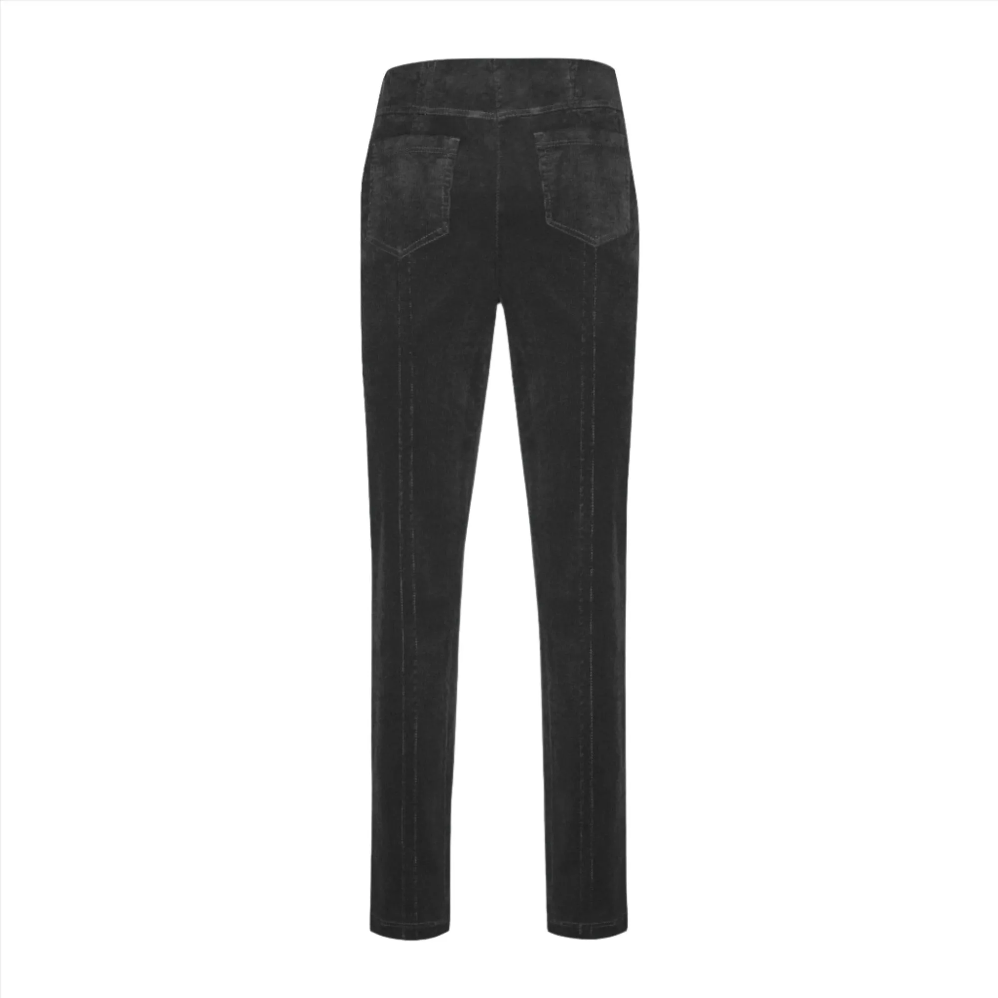 Robell Bella Cord Trousers Grey