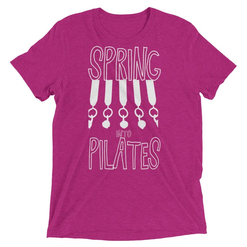 Spring Into Pilates Unisex Short sleeve t-shirt