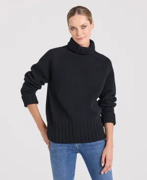 Superfine Lambswool Chunky Roll Neck Jumper