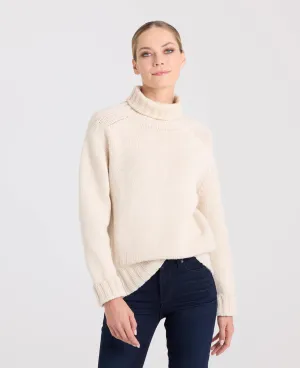 Superfine Lambswool Chunky Roll Neck Jumper