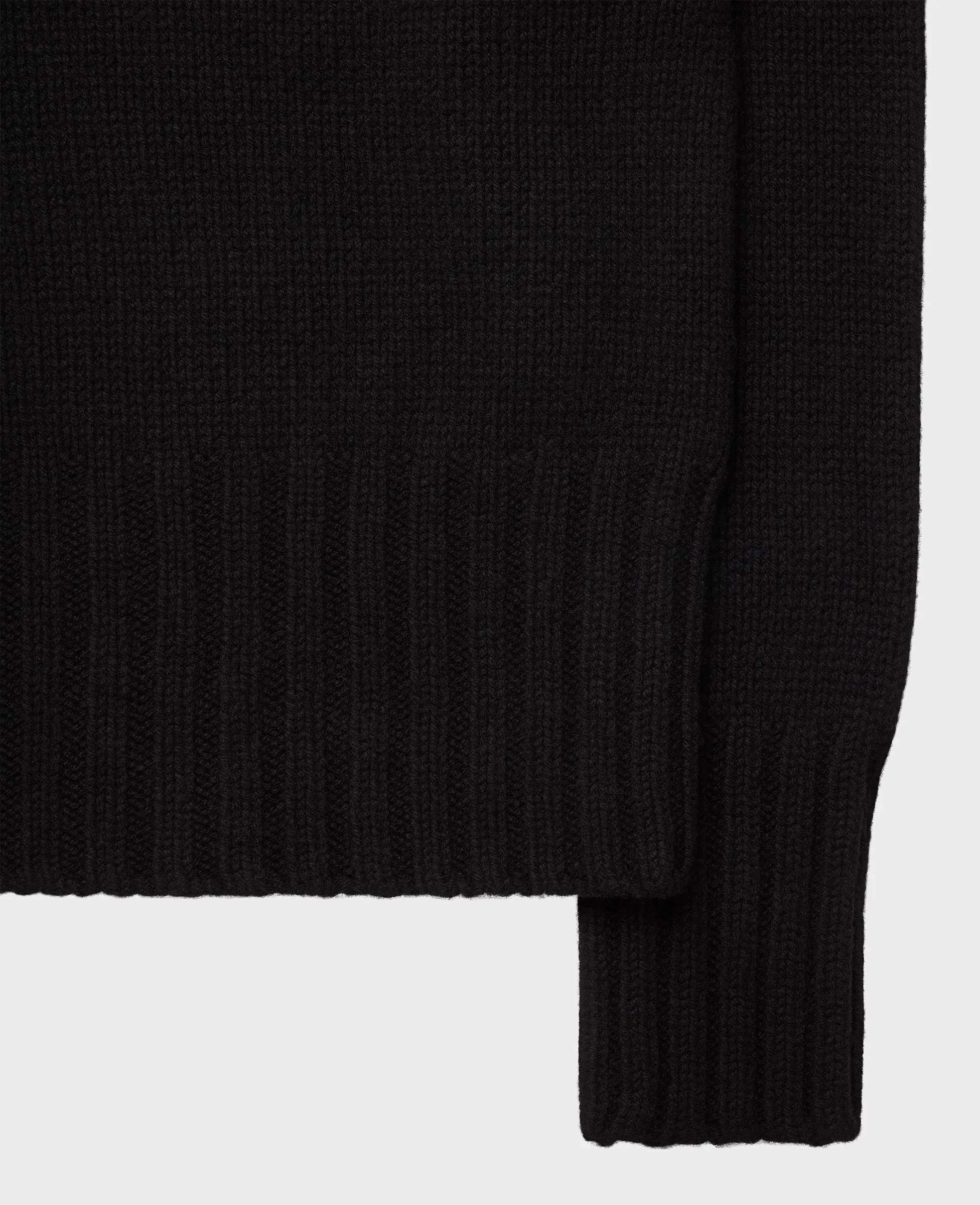 Superfine Lambswool Chunky Roll Neck Jumper