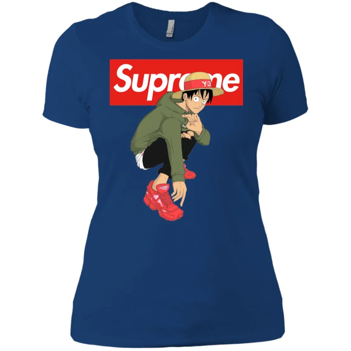 Supreme One Piece Y3 T-shirt Women Cotton T-Shirt