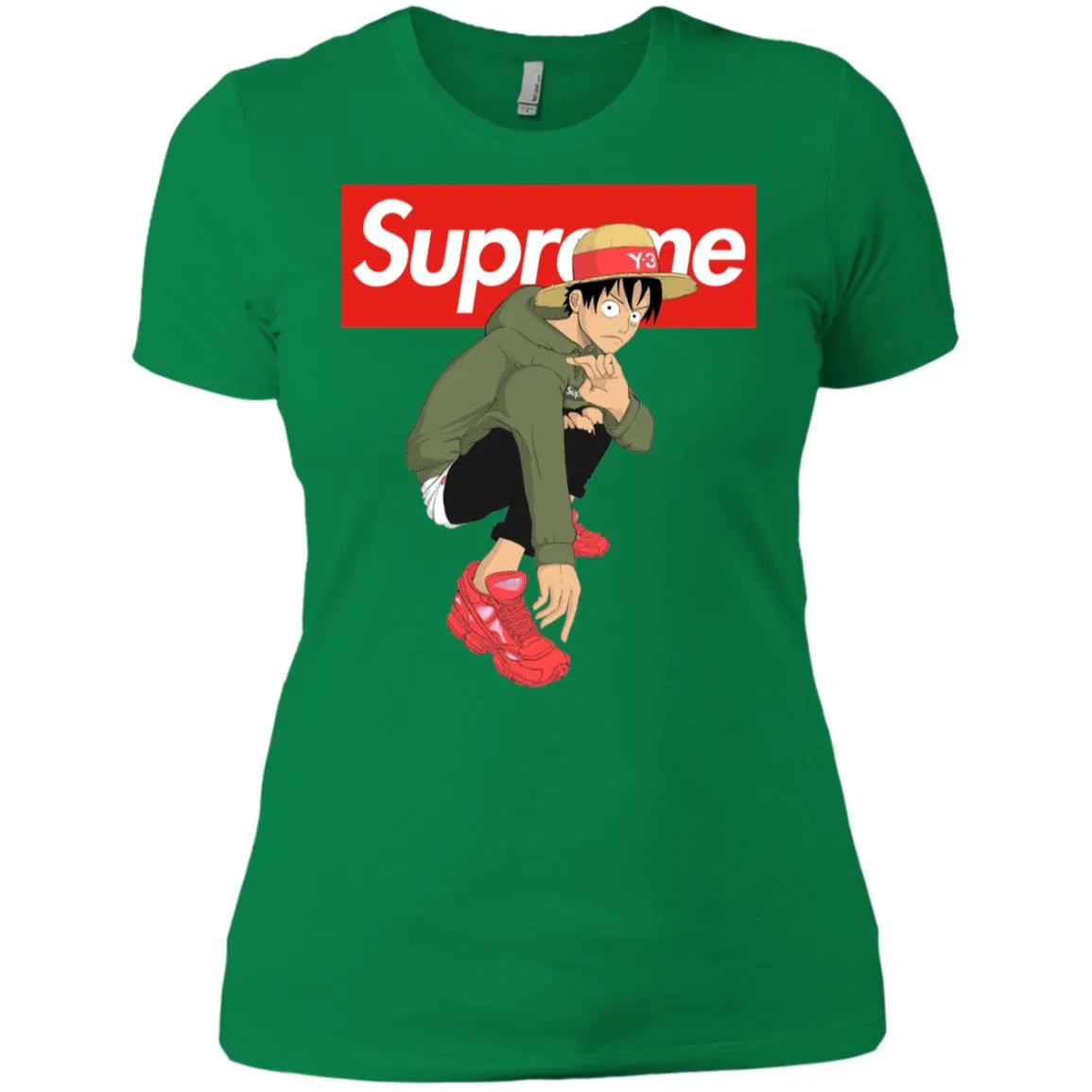 Supreme One Piece Y3 T-shirt Women Cotton T-Shirt
