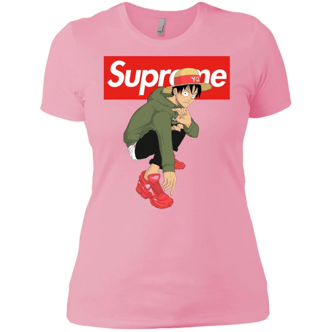 Supreme One Piece Y3 T-shirt Women Cotton T-Shirt