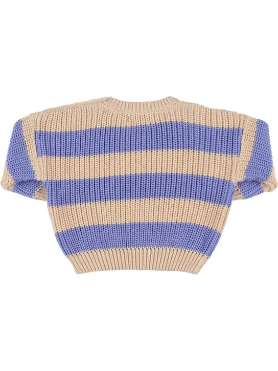The New Society   Organic cotton knit sweater 