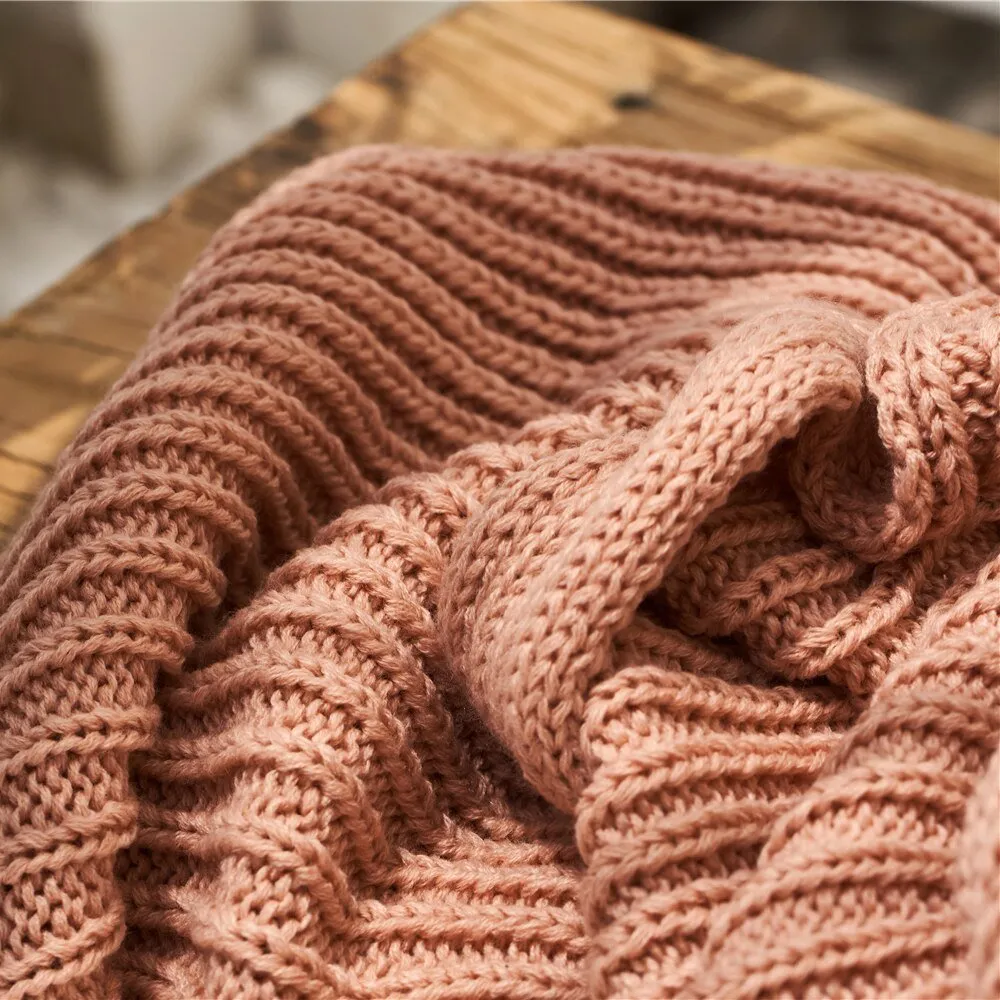 Thick Chunky Knit Blanket