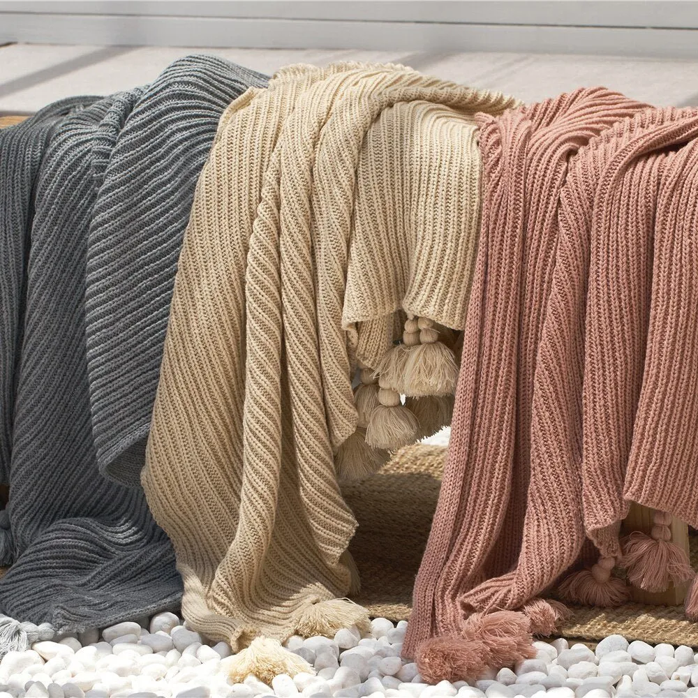 Thick Chunky Knit Blanket