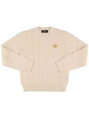 Versace   Wool knit sweater 
