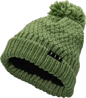 WOMEN'S FLY ANNA POM BEANIE GREEN