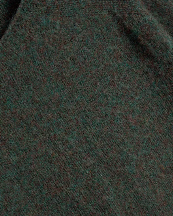 YMC Suedehead Crew Knit - Green